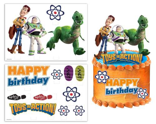Toy Story Edible Icing Image Scene Setter - Click Image to Close